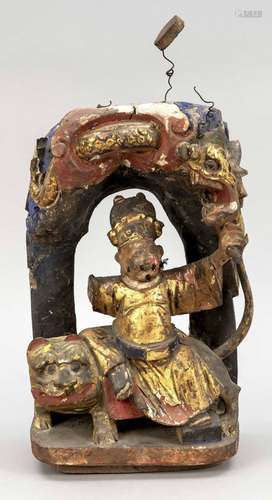 God of medicine on a tiger, China