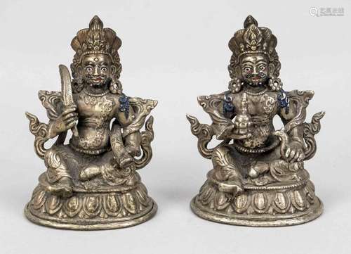 Pair of Buddhist holy figures (Vi