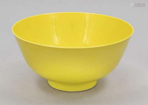 Monochrome bowl, China, 20th c.,