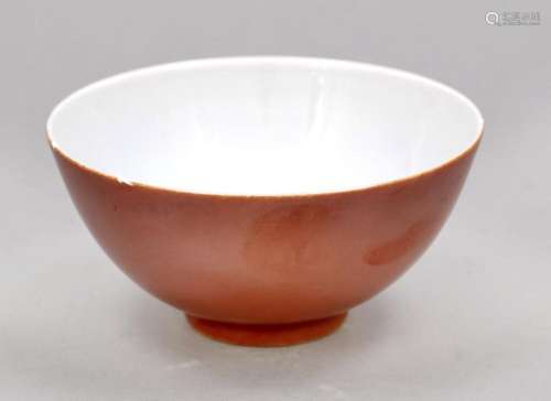 Monochrome bowl, China, 19th/20th