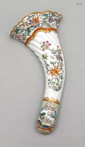 Famille Rose wall vase, China, 19