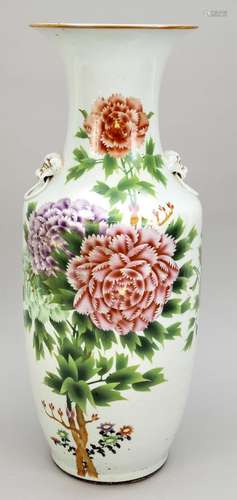 Famille Rose vase, China, probabl