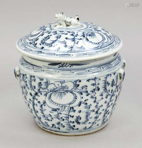 Storage jar with lid, China, 19th