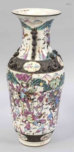 Famille Rose vase, China, late 19