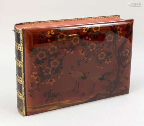 Lacquer box in the form of a book