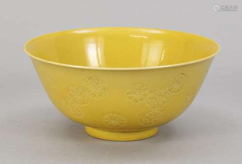 Monochrome bowl, China, 19th/20th