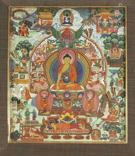 Thangka, Tibet, 1st half of 20th