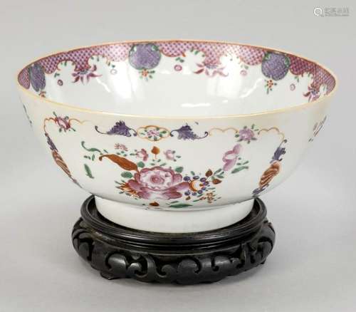 Famille Rose Bowl, China, 18th c.