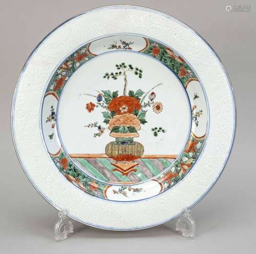 Famille Verte plate, China, proba