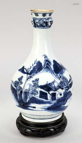 Vase with landscape decor, China,