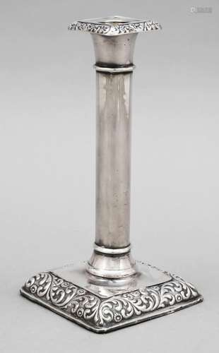 Candlestick, c. 1900, silver t