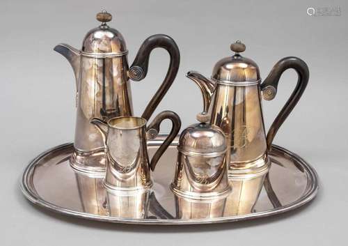 Four-piece coffee and tea cent