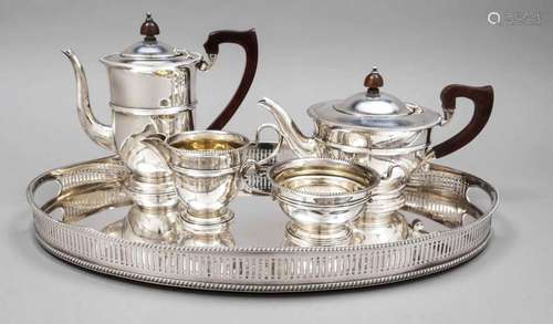 Four-piece coffee and tea set,