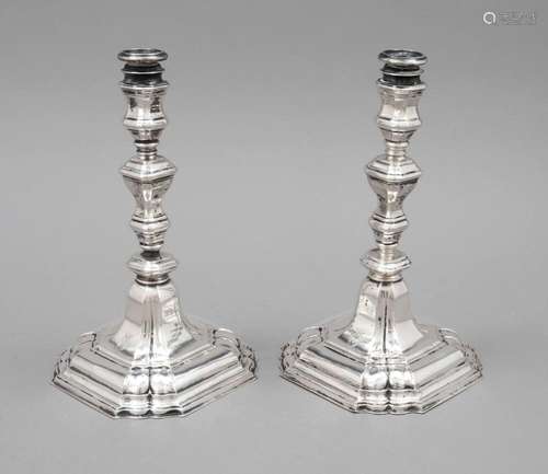 Pair of historicism candlestic