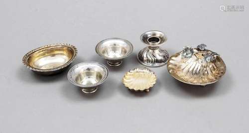 Five small bowls, 20th century