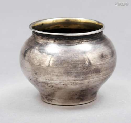 Round bowl/miniature vase, hal