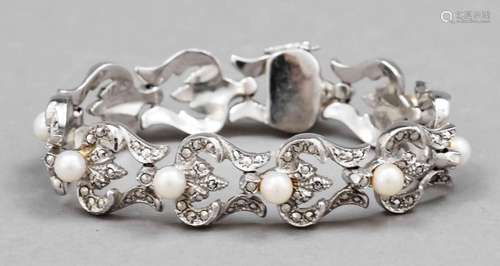 Bracelet, silver 835/000, set