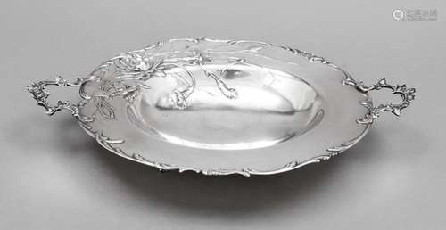 Oval Art Nouveau bowl, German,