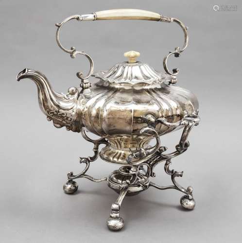 Tea kettle on rechaud, c. 1900