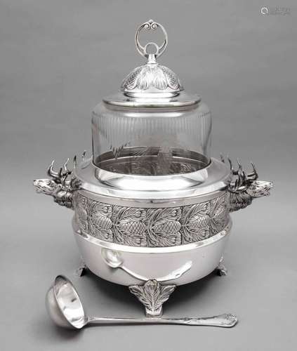 Large punch bowl, German, c. 1