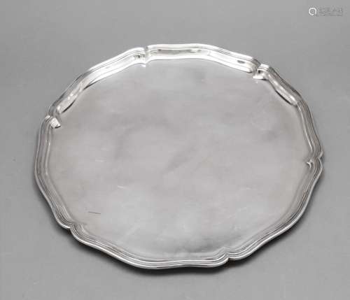 Large round tray, German, 20th