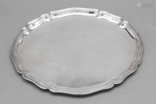 Oval tray, German, 20th centur