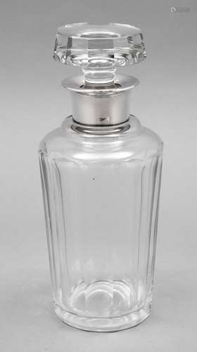 Carafe with silver neck assemb