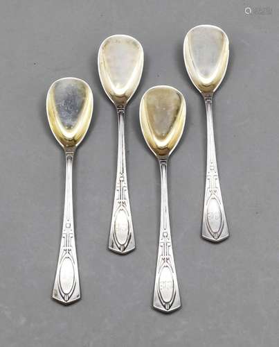 Art Nouveau ice-cream spoon, h