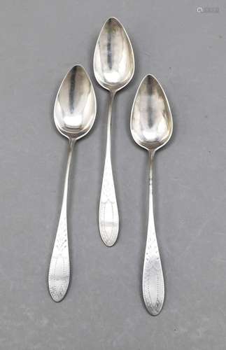 Six teaspoons, German, 1st hal