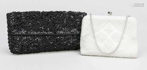 Two small evening bags with pear