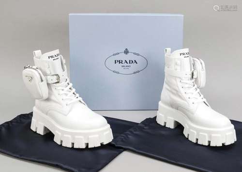 Prada, Monolith Chunky-Sole Leat