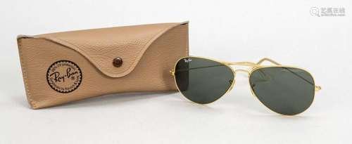 Ray Ben, sunglasses, narrow gold