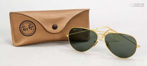 Ray Ben, sunglasses, narrow gold