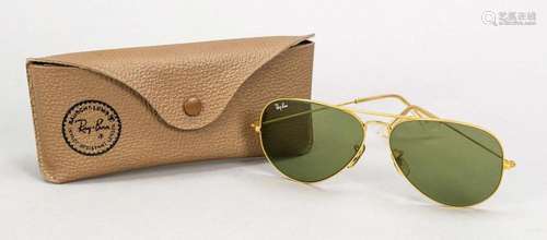 Ray Ben, sunglasses, narrow gold