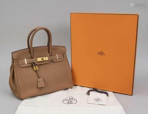 Hermes, Birkin Bag 30, cognac gr