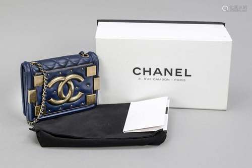 Chanel, Studded and Quilted Blue