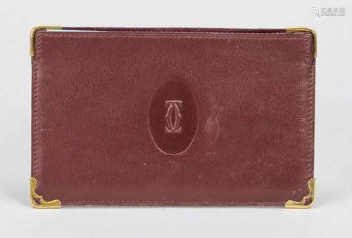 Cartier, small leather folder (f