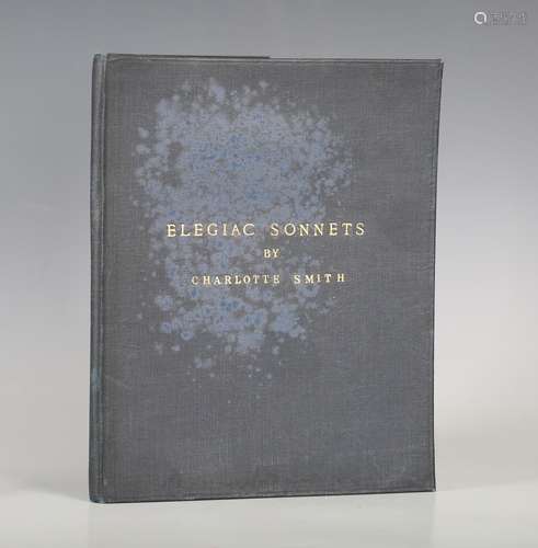 SMITH, Charlotte. Elegiac Sonnets. London: for J. Dodsley, e...