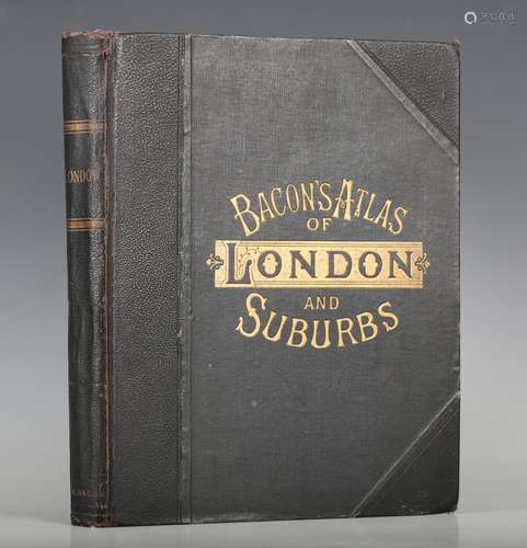 LONDON. - George W. BACON (publisher). Bacon's Large Sca...