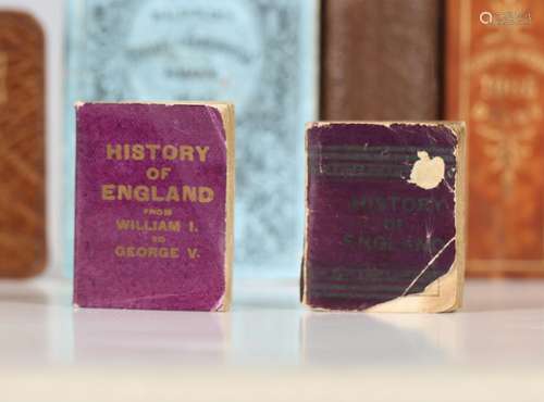 MINIATURE BOOKS. History of England. London, Clerkenwell Gre...