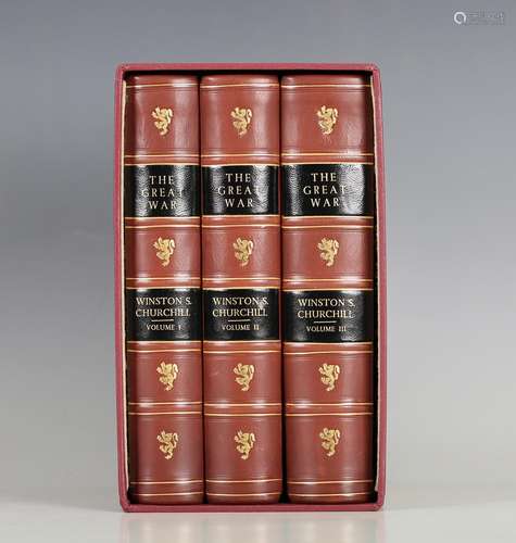 BINDING. - Winston CHURCHILL. The Great War. London: George ...