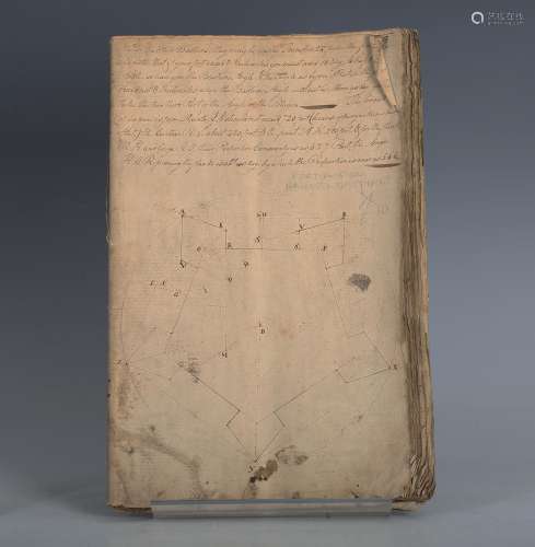 MANUSCRIPT. [A hand-written treatise on bastion fortificatio...