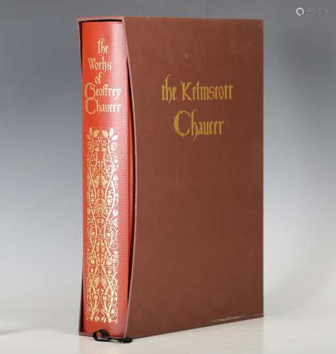 FOLIO SOCIETY (publisher). The Works of Geoffrey Chaucer. Lo...
