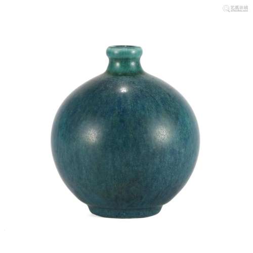 A FLAMBE-GLAZED SNUFF BOTTLE