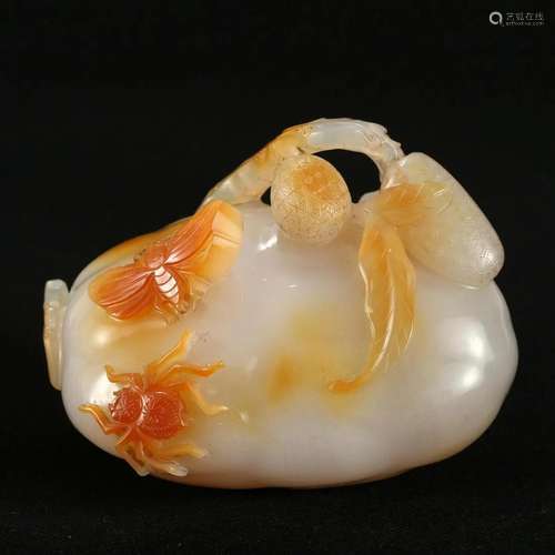 AN AGATE CARVING