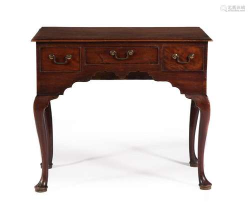 A GEORGE II MAHOGANY SIDE TABLE, CIRCA 1750