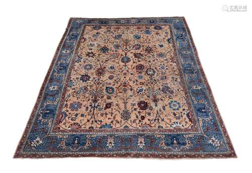 A LARGE MAHAL CARPET, approximately 505 x 372cm