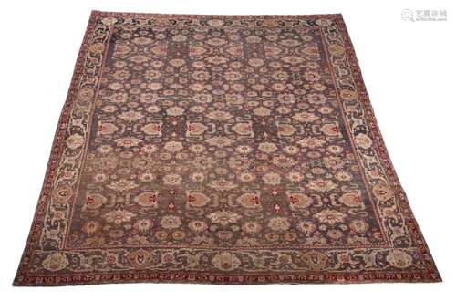 AN AGRA CARPET, approximately 410 x 360cm