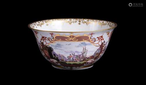 A MEISSEN SLOP BOWL, CIRCA 1730