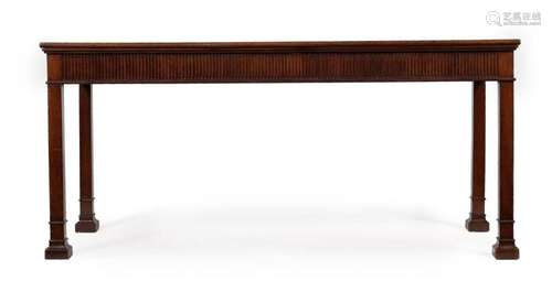 A GEORGE III MAHOGANY HALL OR SERVING TABLE, CIRCA 1790